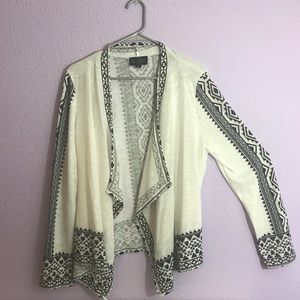 Black and white cardigan!